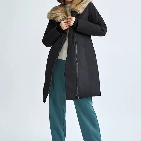 ARITZIA Babaton ファーコート The Connor Coat - Soft Wool Cashmere | Aritzia US